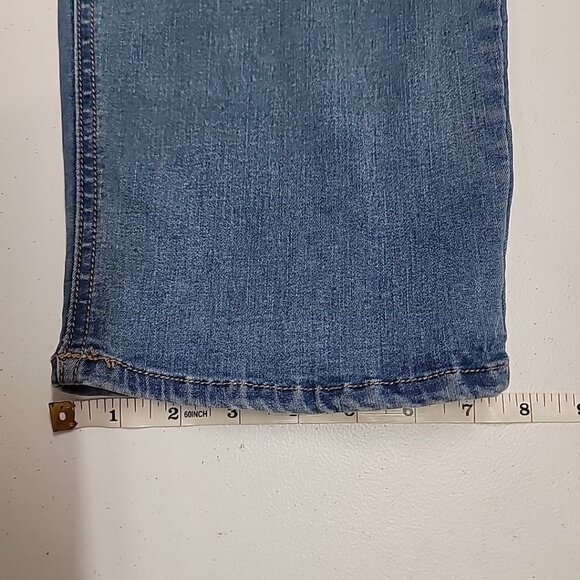 Terra & Sky TS Straight Leg Denim Jeans Womens Plus Size 22W Blue High Rise - Picture 15 of 16